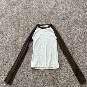 Brandy Melville color block long sleeve